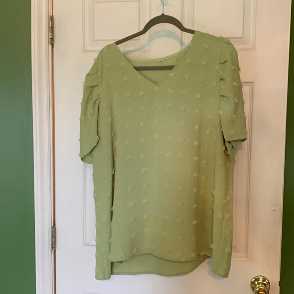 Cute green blouse